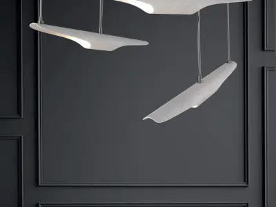 Coltrane pendant light Low-poly 3D model
