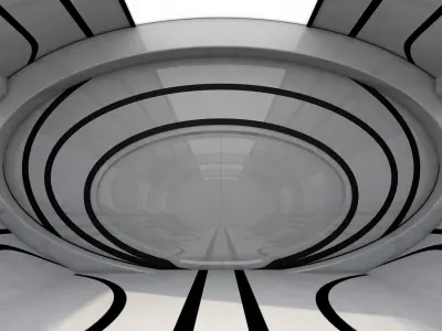 Sci Fi Interior 3D model