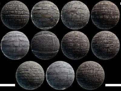 Environment PBR Materials Mega set vol 02 Texture