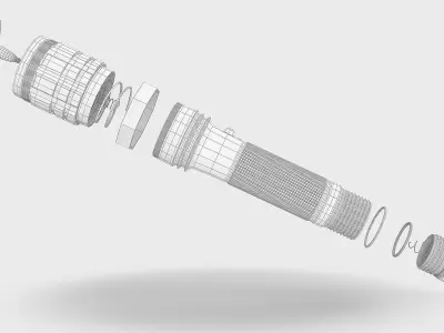 Flash Light 3D model purchase