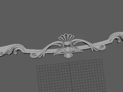 dekor decorative border 3D model