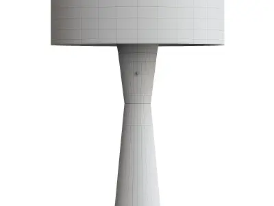 Exposior Marble Table Lamp Model 2011 by Paul McCobb 3D model