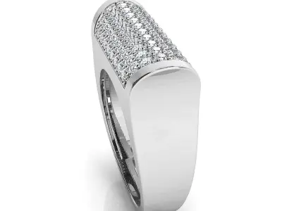 Small fancy mans ring 3D print model