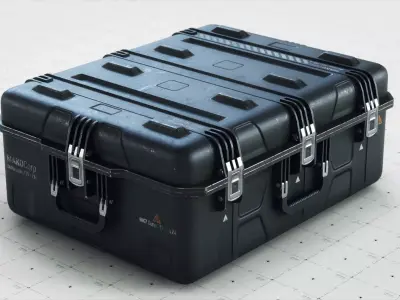 Crate SciFi - PBR Asset Low-poly 3D model