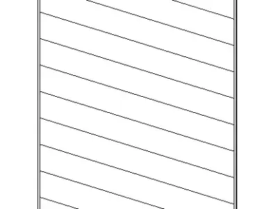 Revit Curtain Panel with Dynamic Louvers Fully Parametric System 3D model