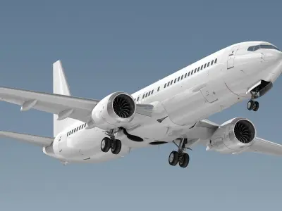  Boeing 737-9 MAX Generic White 