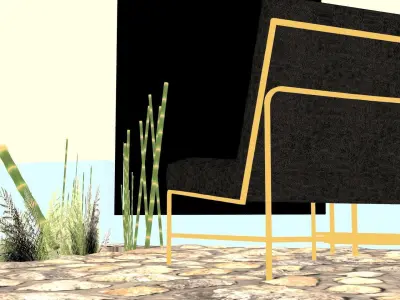 Leather Chair 3D model