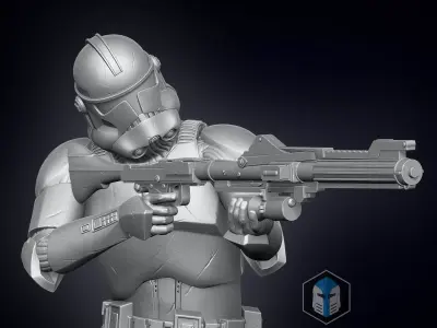 Clone Trooper Figurines - Defenders 3D print model