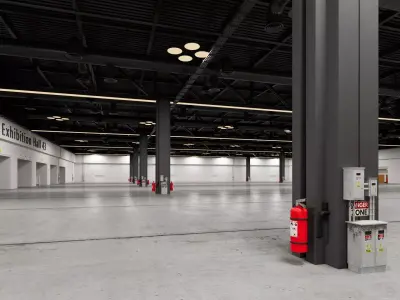 Exhibition Hall 43 interior 3D model