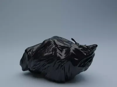 Trashbag - Medium 2 Low-poly 3D model