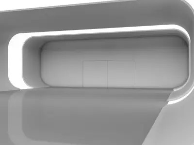 Sci Fi Warehouse 3D model buy