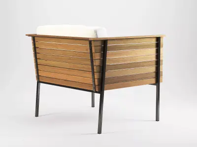 Haringe Lounge Chair 3D model