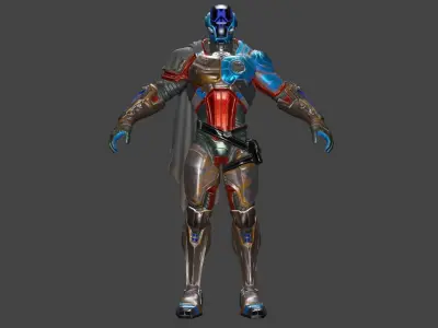 Fortnite The Foundation  Low-poly 3D model