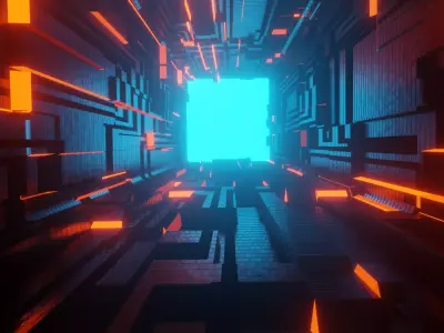 Cool Tunnel 3D model