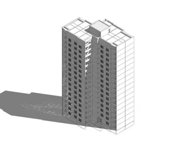 Kharkiv housing challenge - Saltivka Building Typologies 3D model