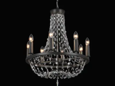 744088 Castello Lightstar Chandelier 3D model