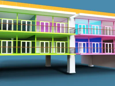 Crows Nest Apartments - WIP Free 3D model