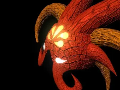 Alien Helmet Arachnipien 3D model