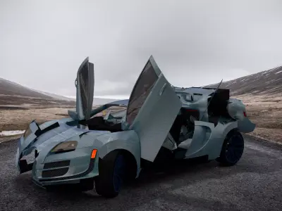 Autobot transformation  Rigged with 2 Animations  3D model