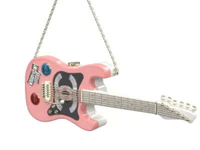 Guitar Bag Low-poly 3D model