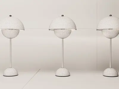 Scandinavian feeling table lamp 3D model