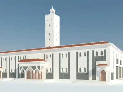 Mosque 3D Exterior 3D model