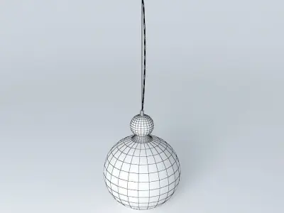 cb2 smoke glass pendant light Free 3D model