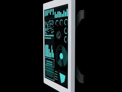 Sci-Fi Interface Table  3D model