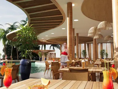 ARQUITETURAL RESTAURANT 3D model