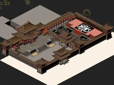 General Mansion-Compound-Architecture 3D model