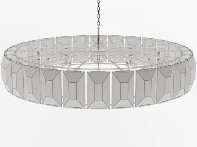 Restoration Hardware  HARLOW CRYSTAL CHANDELIER 60 3D model