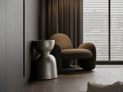 Kids Room in France 3D model