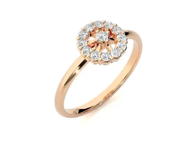 Women ring 3D print model 146