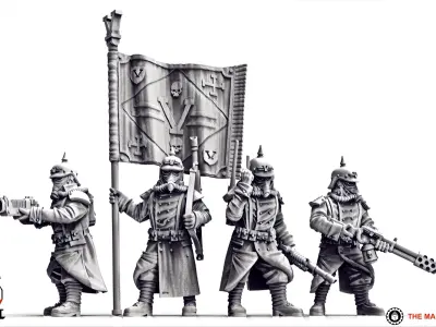 Valour Korps - Company Command 3D print model