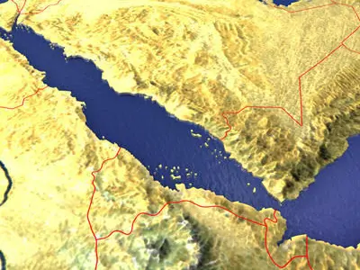 Middle East 3D model