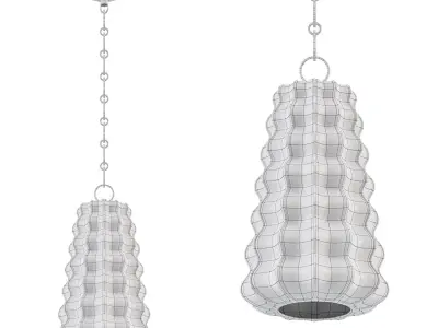 Esperanza Pendant By Corbett Lighting 3D model