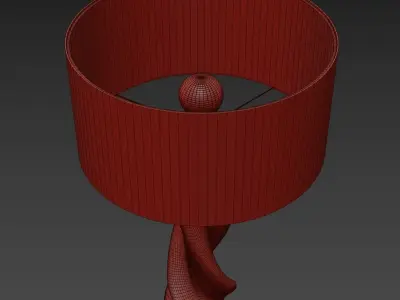 Table Lamp Carnegie Eichholtz Free 3D model
