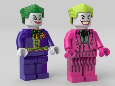 Lego Joker 3D model