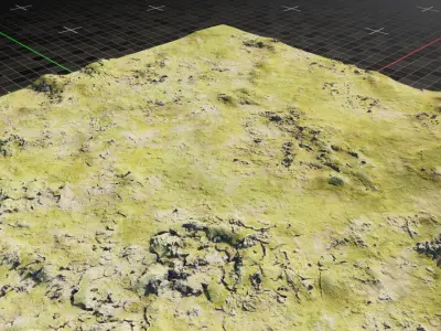 Iceland Terrain 7 3D model