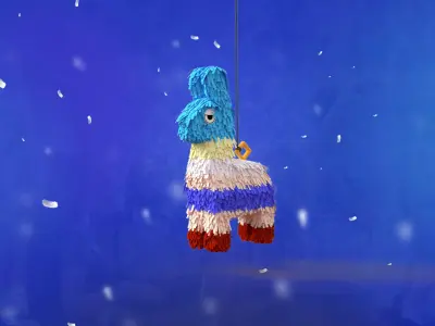 Pinata LLama 3D model