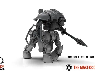 Centaur knight conversion kit - Classic armour pack only 3D print model