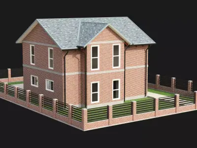 Brick House 1 3D model