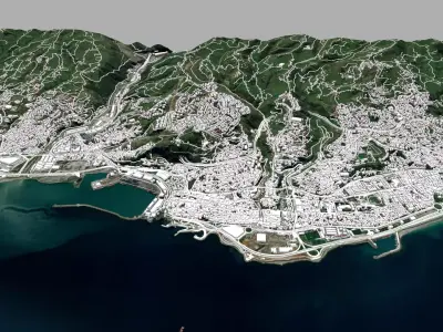 Cityscape Trabzon Turkey 3D model
