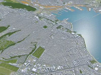 Novorossiysk Russia Low-poly 3D model