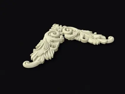 dekor ornament 3D model 128