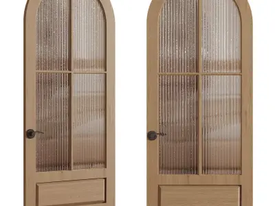  Interior door 12 Low-poly 3D model