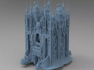Ancient Culture Ruins 2 3D model