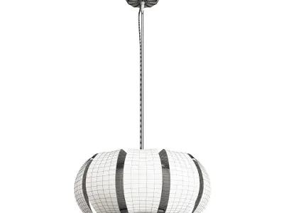 Stockholm pendant light with circular shape 3D model