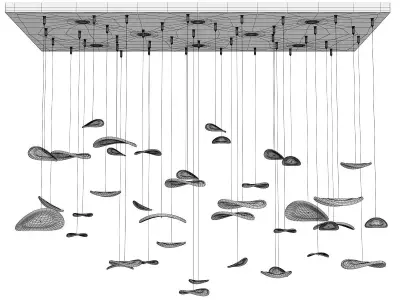 Chandelier drop 3D model