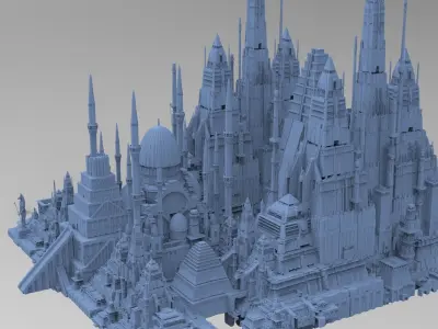 Kingdom of Heaven Architecture 2 3D model
